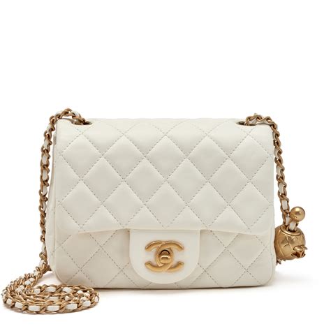 new white chanel bag